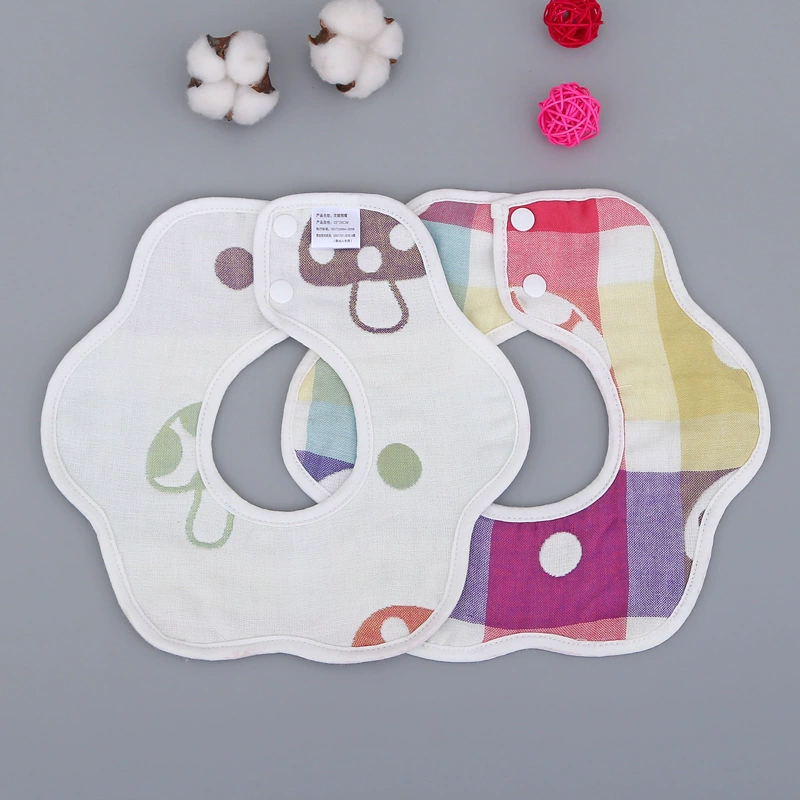 Gauze eating bib, children's laundry basket