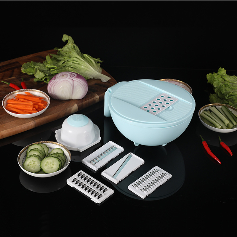 Multi-function vegetable cutter draining basket household potato grater shredder kitchen grater vegetable grater