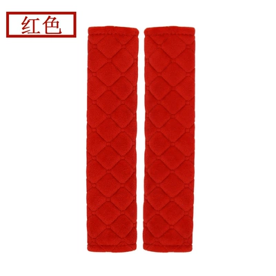 Pads, Car Shoulder Pads | Seat belt shoulder pad - f-red-single-opp