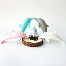 创意硅胶海牛动物海豚泡茶器大象花茶茶包茶叶过滤器模具