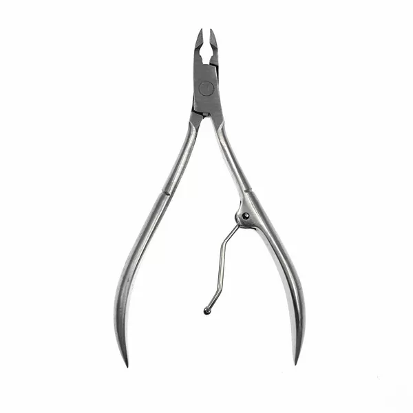Factory wholesale stainless steel sharp single fork to remove dead skin scissors nail tools to clean barbs special leather scissors