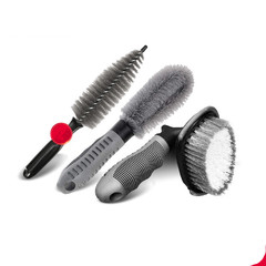 Car tire brush, wheel hub brush, car washing tool, cleaning and washing wheel hub steel rim brush, powerful dirt-removing brush set