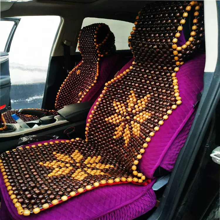 厂家供应新款木珠坐垫 单片按摩木珠垫 小车货车通用木珠汽车坐垫