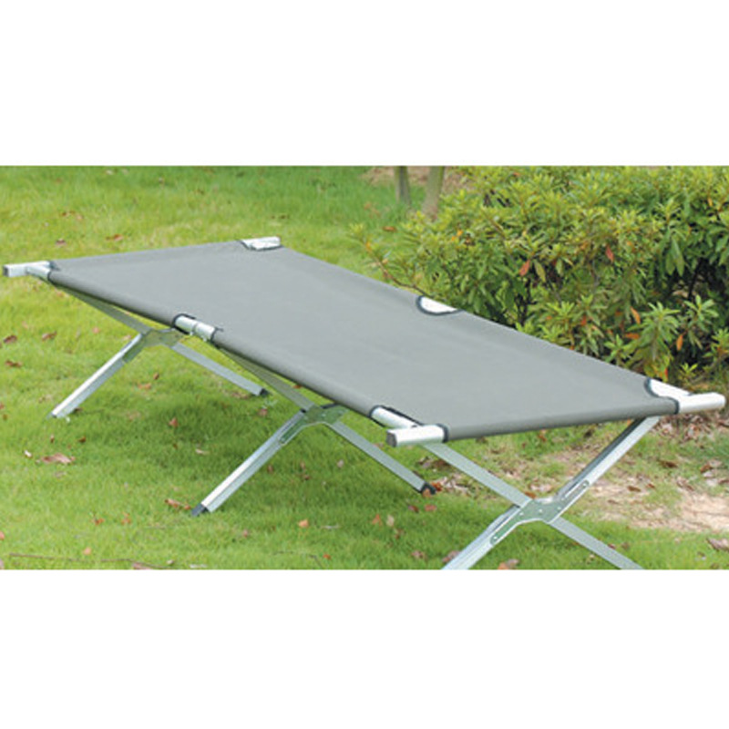 Suministro directo de fábrica todo aluminio campamento cama almuerzo descanso playa silla oficina al aire libre Interior Oficina almuerzo cama plegable