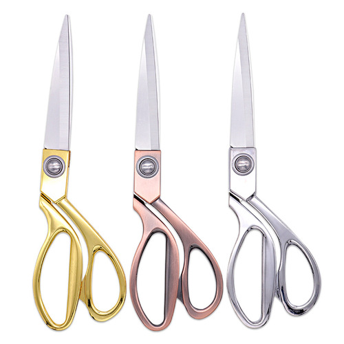 Manufacturer wholesale zinc alloy tailor scissors, garment tailor scissors, stainless steel garment sewing scissors