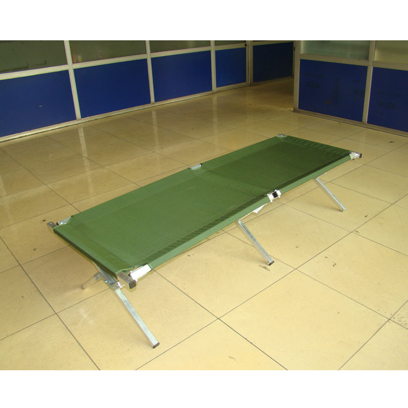 Suministro directo de fábrica de metal firmware cama de campamento montañismo camping cama de descanso simple cama plegable al aire libre