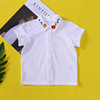 Japanese summer shirt suitable for men and women, T-shirt, with embroidery, with short sleeve
