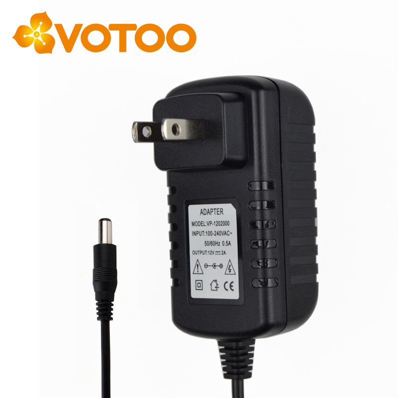 数码音箱/投影仪/硬盘盒/机顶盒用12V2A电源适配器