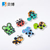 Cartoon children's hairpins, temperature measurement sticker on forehead, thermometer, wholesale