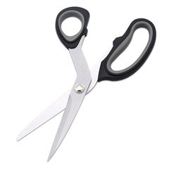 Yangjiang Stainless Steel Household Scissors Office Scissors Set of Three Rubber Office Scissors