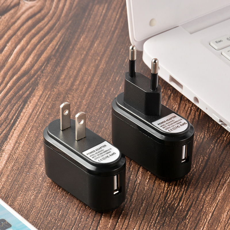 Factory direct US gauge European Gauge Charger 4.2/5V1A elderly mosquito lamp USB variable lamp Charger power supply