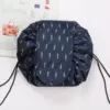 Синий с белыми перьями