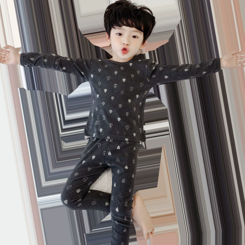 Pijama, cartoon set, long-sleeve for boys, thermal underwear, autumn, children's clothing, wholesale