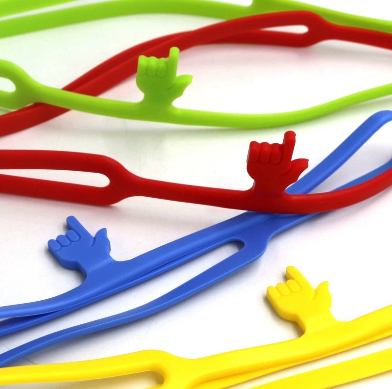 Силиконовая закладка для книг, канцелярские товары, офисные принадлежности, силиконовая закладка-петля, высокоэластичный шнурок для переплета, милый дизайн