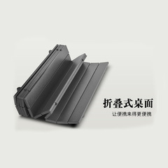 Outdoor folding table aluminum wood grain adjustable picnic barbecue stand portable camping stall egg roll table