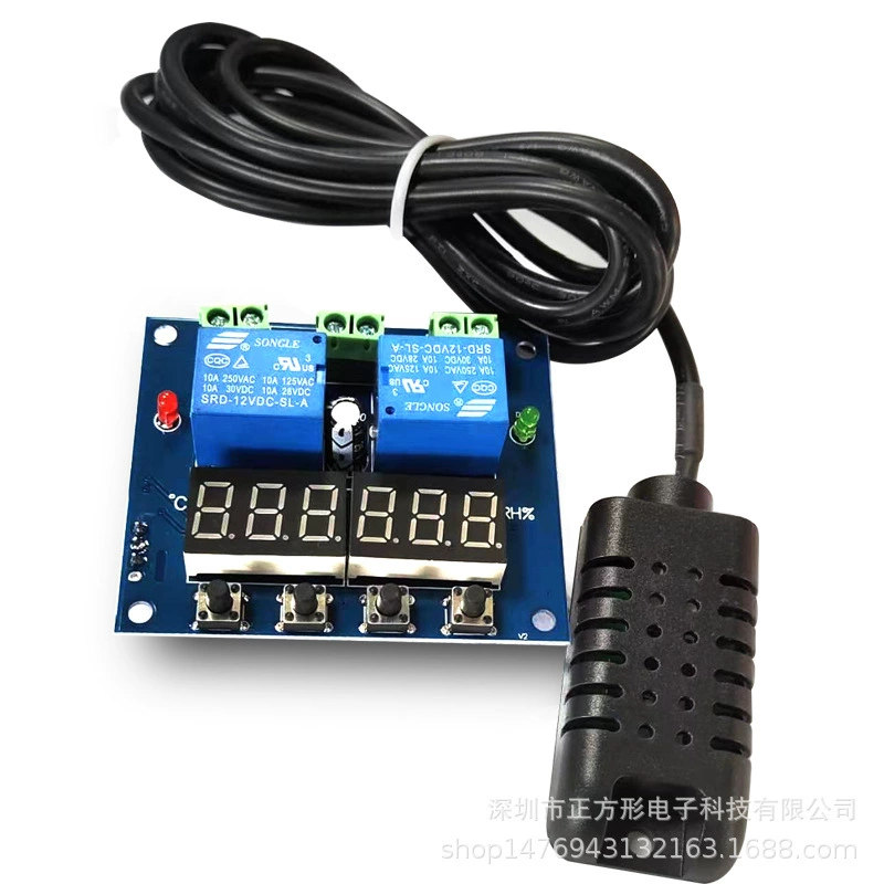 ZFX-M452 Модуль управления температурой и влажностью цифровой дисплей двойной выход автоматический регулятор постоянной температуры и влажности Плата управления печатной платой