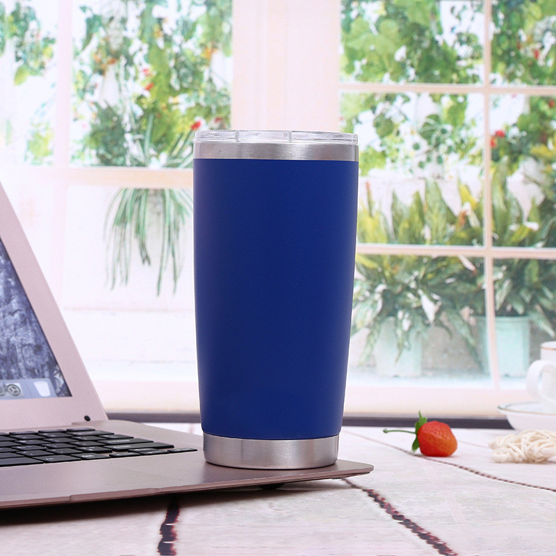 20oz taza de coche de acero inoxidable preservación del calor preservación del frío taza de agua portátil taza de café de gran capacidad calentador de hielo taza al por mayor