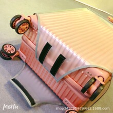 加厚pvc行李箱保护套透明拉杆箱旅行箱套防尘罩20/2428寸耐磨防水