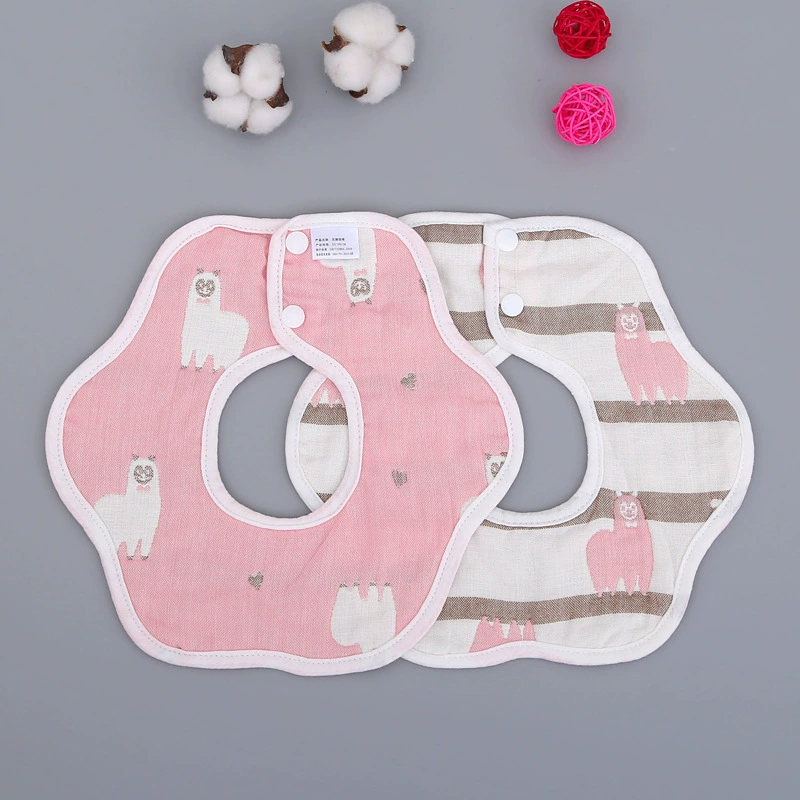 Gauze eating bib, children's laundry basket