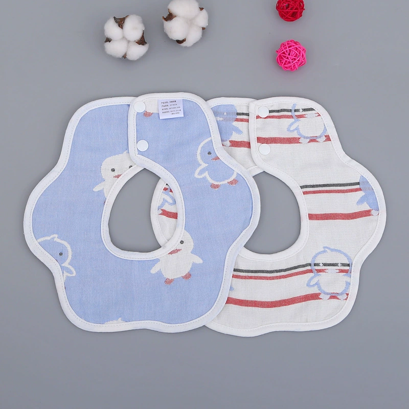 Gauze eating bib, children's laundry basket