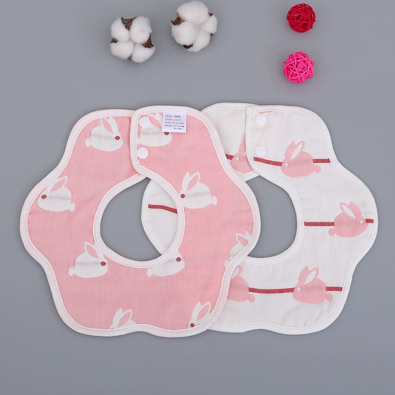Gauze eating bib, children's laundry basket