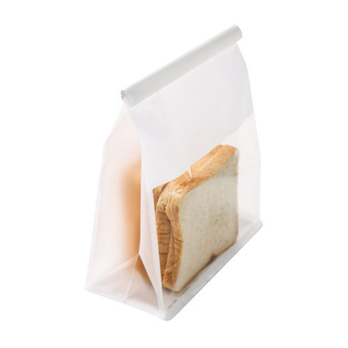 Eight-side sealed white cotton paper bag, tea cotton paper bag, nougat biscuit slices, toast bread baking bag, iron wire bag