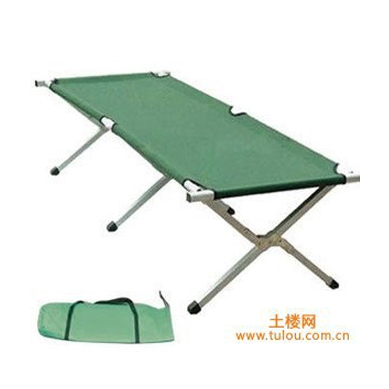 Suministro directo de fábrica simple metal militar cama plegable portátil almuerzo cama Silla de ocio al aire libre