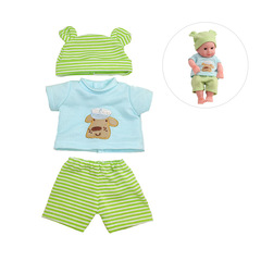 30cm Baby Simulated Doll Clothes Rebirth Baby Sleepwear Autumn/Winter Girl Toy Kindergarten Dress-Up DIY