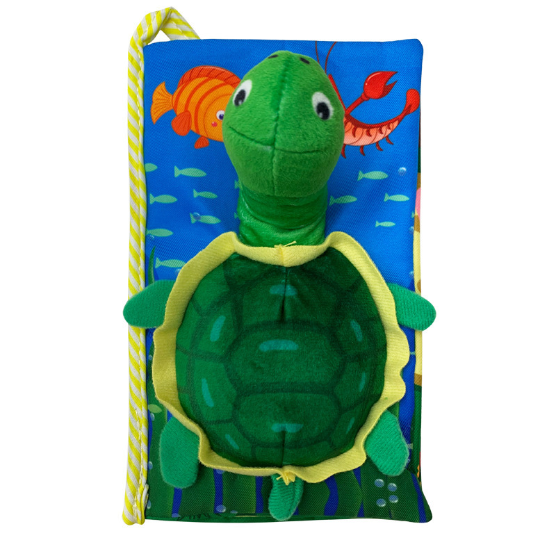 Libro de tela tortuga animal