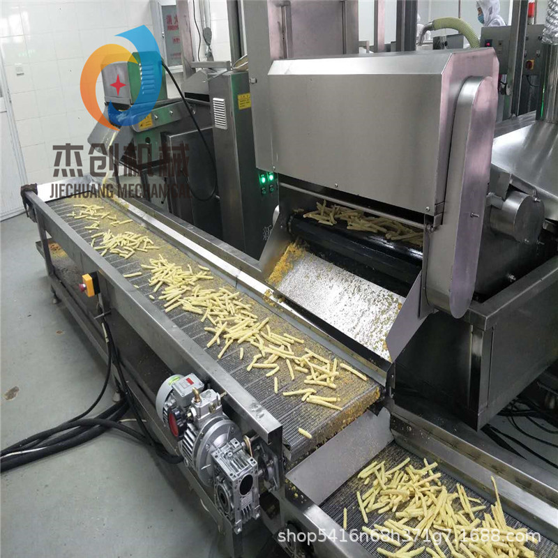 浓浆系列土豆上浆机 不规则形状物料挂糊机器 全自动土豆条油炸机