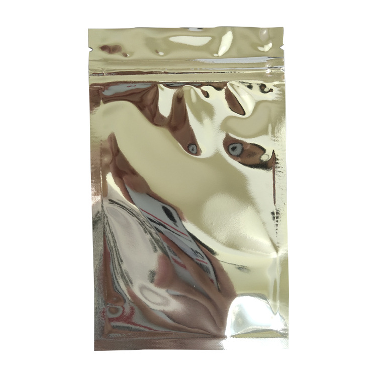 Yin Chapado en aluminio y Yang ziplock bolsa translúcida bolsa de plástico bolsa de papel de aluminio engrosada fondo plano bolsa sellada bolsa de envasado de alimentos