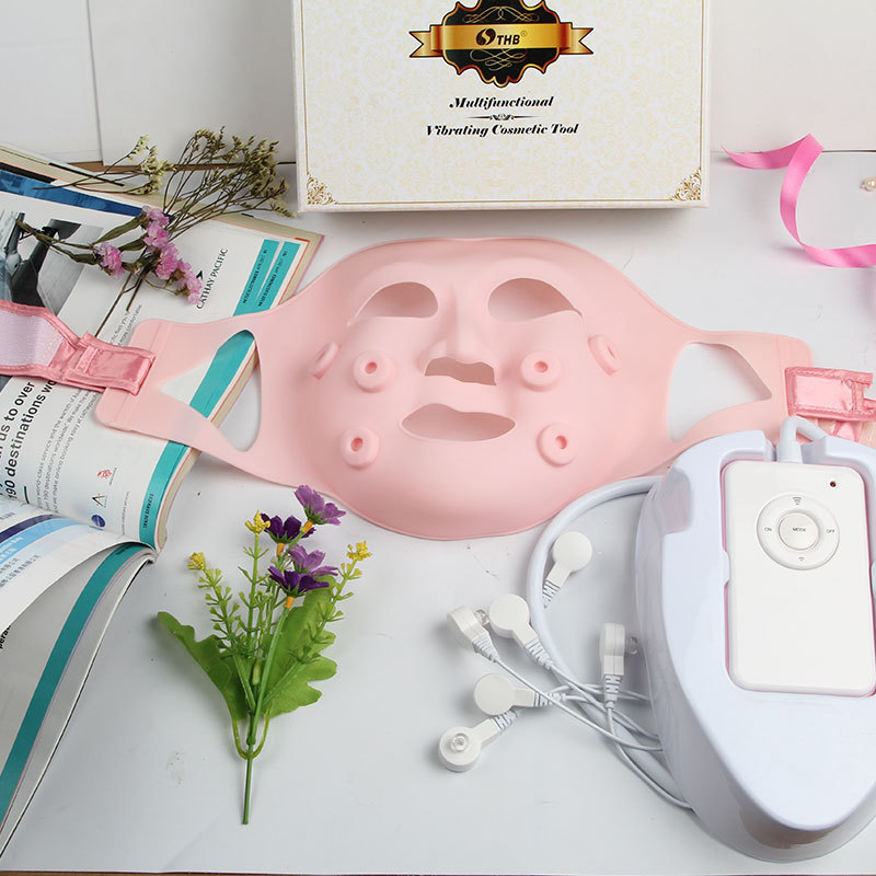 Máscara de luz de color LED máscara instrumento de belleza instrumento de máscara instrumento de importación de EMS instrumento electrónico de rejuvenecimiento de la piel 0EM masajeador de vibración