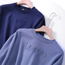 2025秋季棉质时尚字母卫衣女外套春装圆领休闲上衣女精品女装批发