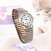 Capacious dial, elastic watch for elderly, steel belt for beloved suitable for men and women, wholesale