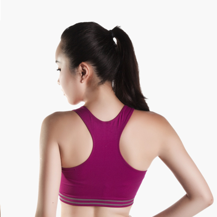 シームレス少女スチールリングなしスポーツブラジャーヨガブラジャー睡眠哺乳ブラジャーヨガブラジャー