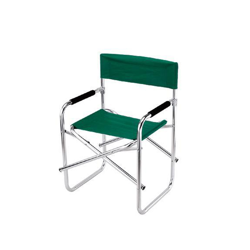 Suministro directo de fábrica esqueleto de metal Silla de camping silla de director Silla de ocio al aire libre tubo de aluminio silla de director Silla de playa