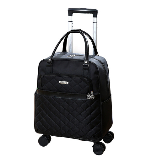 New trolley bag backpack, men's and women's boarding bag, folding travel bag, lightweight internet celebrity luggage bag