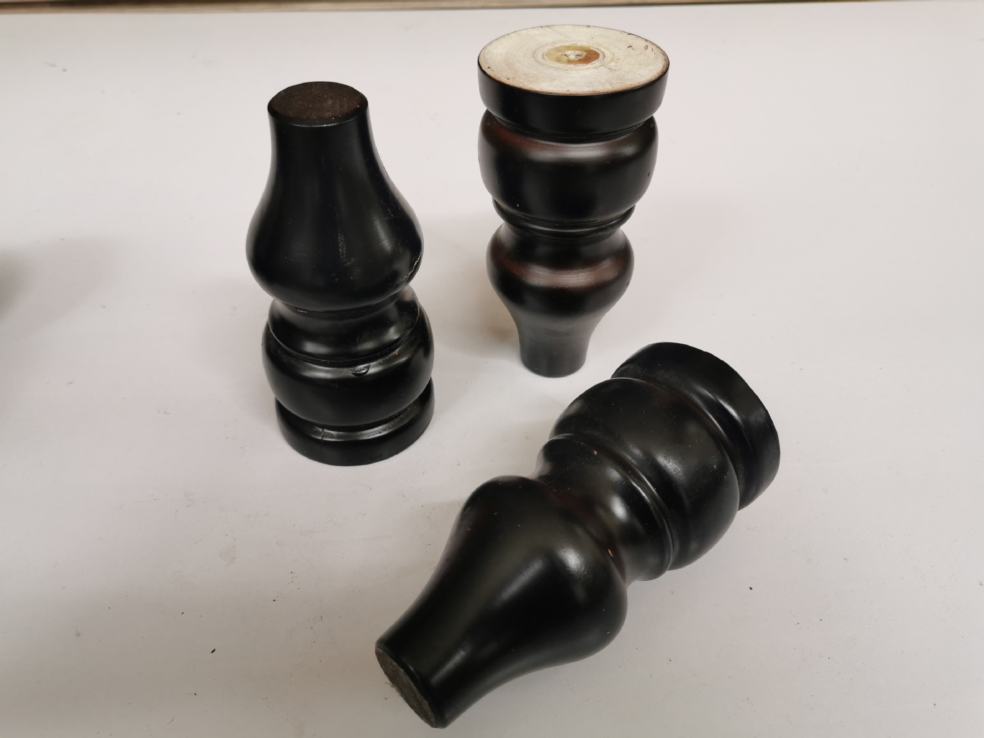 Factory wholesale simple European American light luxury dining chair solid wood sofa feet light luxury wood table legs gourd feet solid wood legs