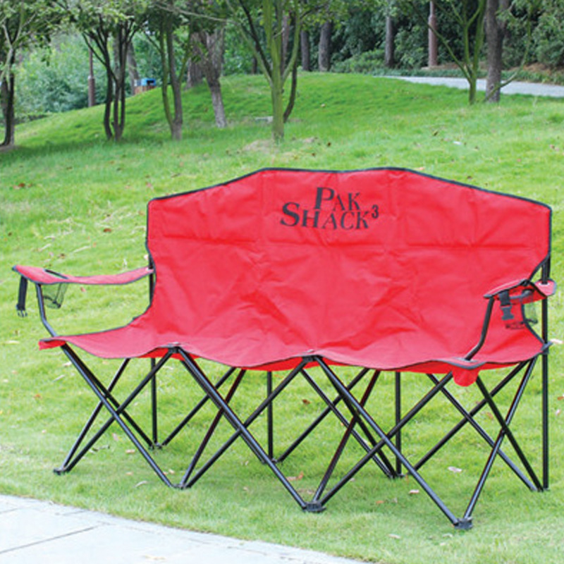 [Boutique de suministro] simple Silla de playa plegable Silla de ocio material de metal apoyabrazos Silla de playa sillón Doble
