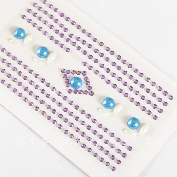 Crown Diamond sticker makeup pen Crystal Diamond resin sticker sticker adhesive sticker
