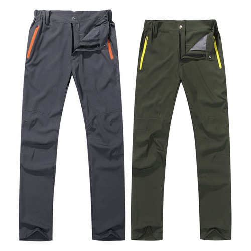 Manufacturer wholesale quick-drying pants for men summer thin elastic hiking pants women's outdoor sports loose quick-drying pants cross-border