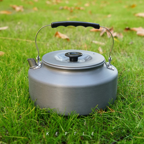 Outdoor kettle set pot outdoor teapot camping aluminum alloy 1.6L large capacity coffee pot portable kettle