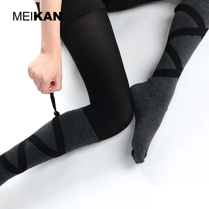MEIKAN демисезонные нескользящие высокие ботинки для йоги, ремень