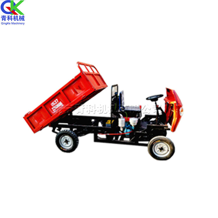 狭小楼层沙石自卸四轮车 隧道道路施工拉混凝土装载车 工程小四轮