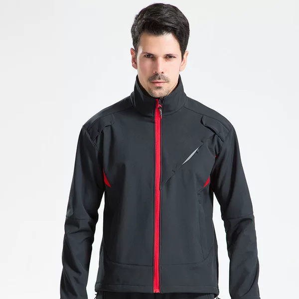 Cycling Clothing Set Men's and Women's Long-Sleeved Fleece Thickened Mountain Biking Pants for Autumn and Winter Trousers Top Sportswear