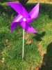 Glass drill rod ground windmill purple
