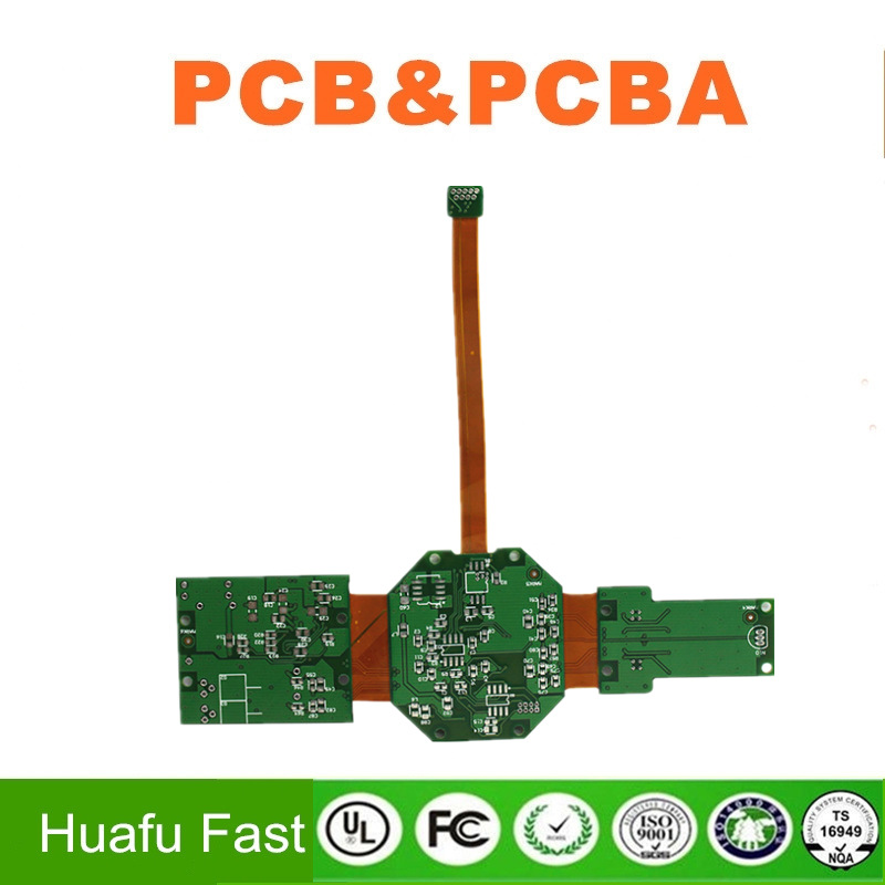 4层FPC+FR4无铅喷锡电路板PCB软硬结合板 FPC