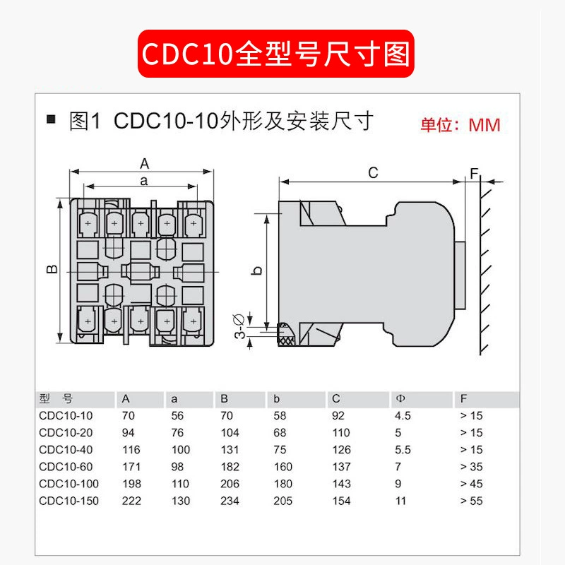 Контактор AC Delixi CDC10-10 20 40 CJT1-20 10A 20A 40A 380V 220V