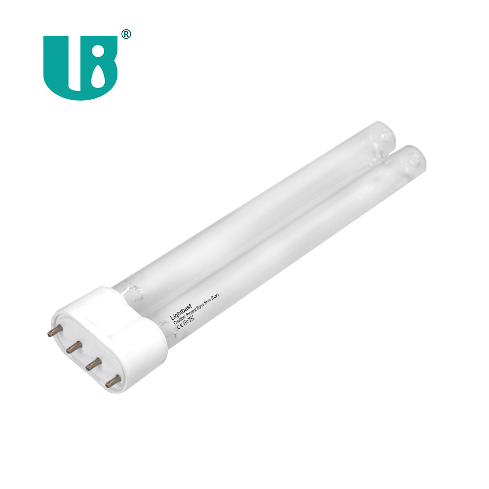 18W 2G 11 254nm UVC ultraviolet disinfection lamp for household sterilizer in HVAC air circulation system