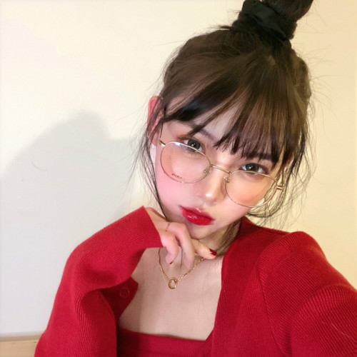 Chemical fiber wig female bangs internet celebrity air bangs with sideburns face shaping fake bangs female live streaming product